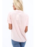 Powder-colored short-sleeved shirt MP25951 - Online store - Boutique